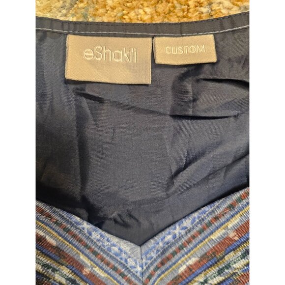 eShakti Custom Fit & Flare Dress India M Cotton LagenLook Sweatheart Neck - Picture 4 of 6